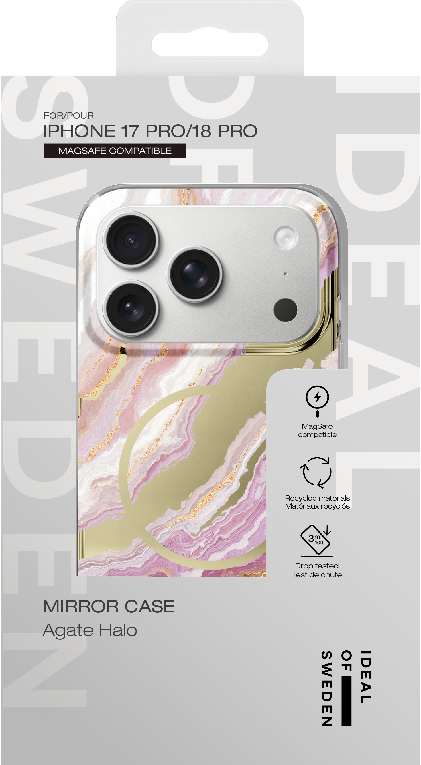iDeal of Sweden Mirror Case MagSafe iPhone 17 Pro / 18 Pro Agate Halo – image 2