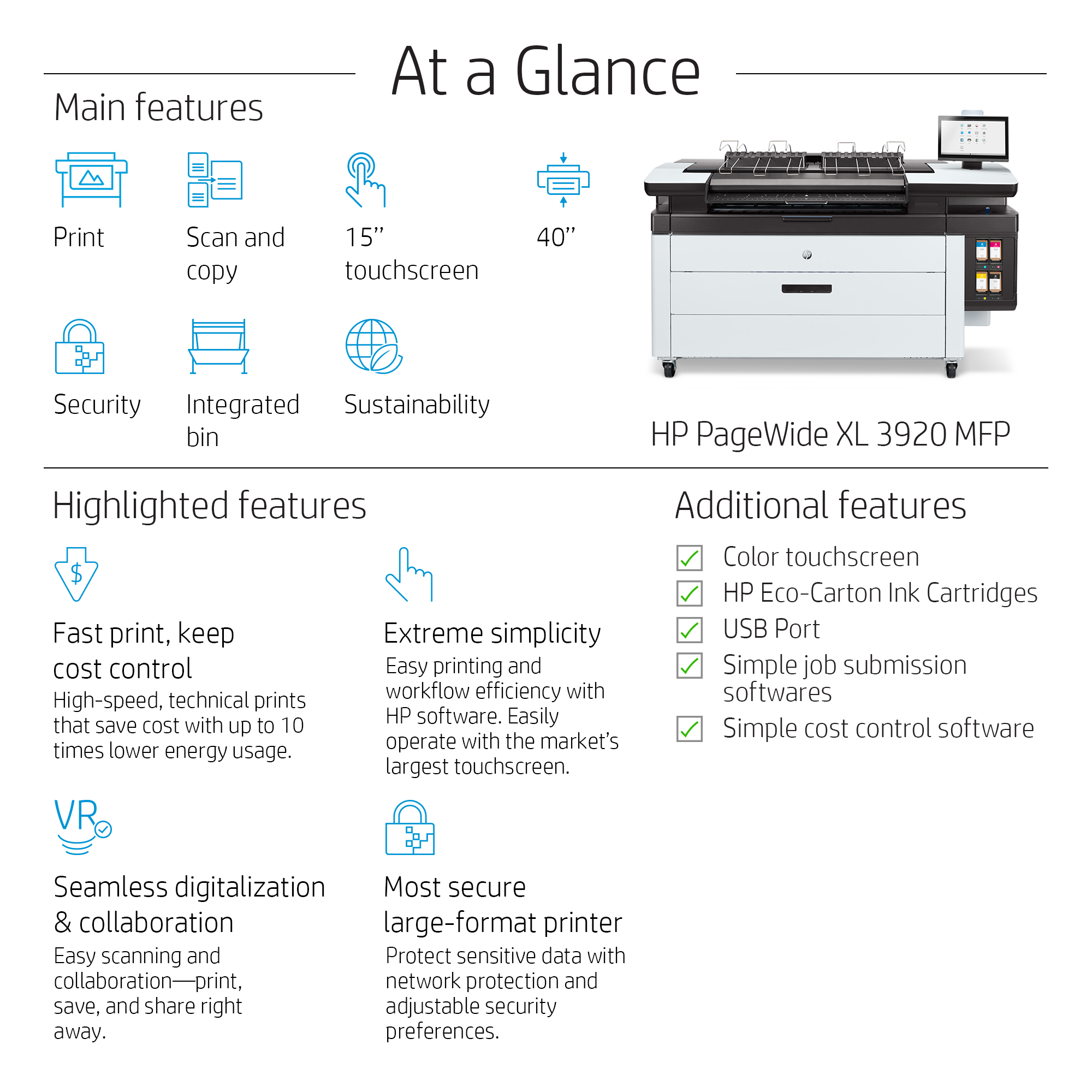 HP PageWide XL 3920 MFP – image 3