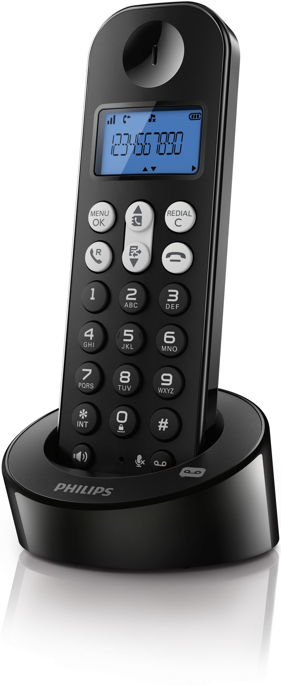 Philips Cordless phone with answering machine D1261B/38