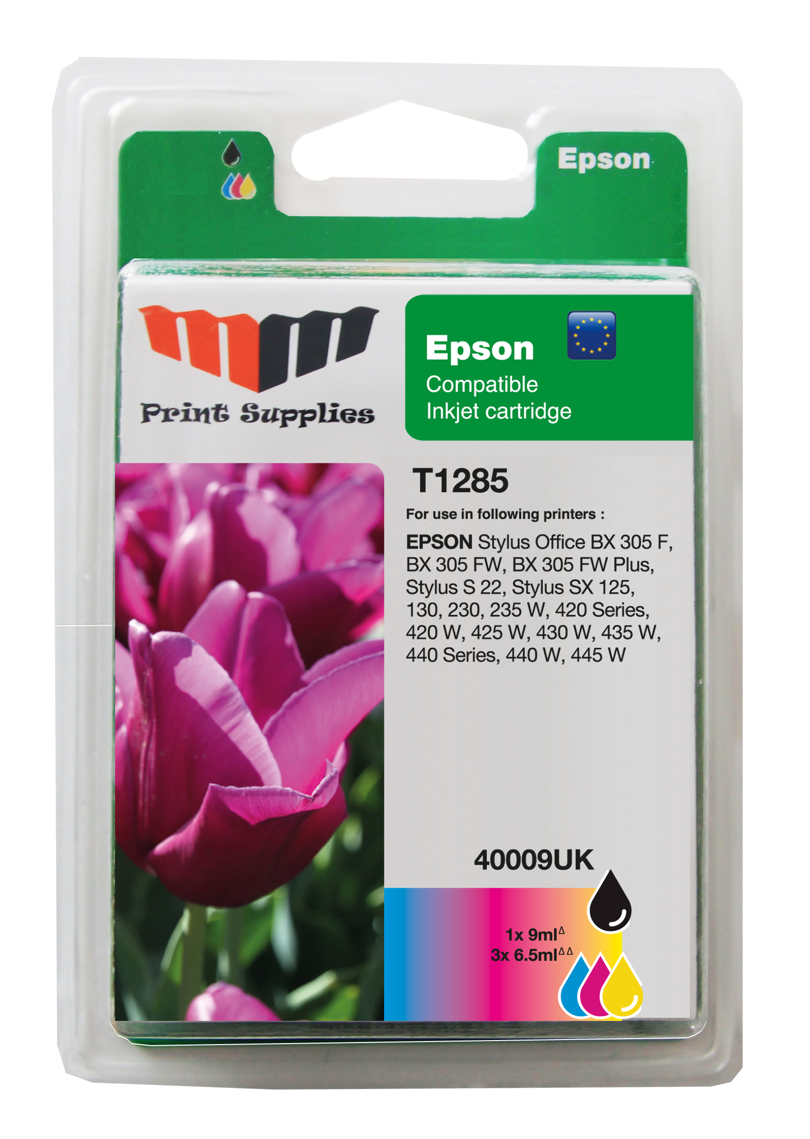 MM Value Pack T1285 (BK/C/M/Y) - Replaces Epson T1285