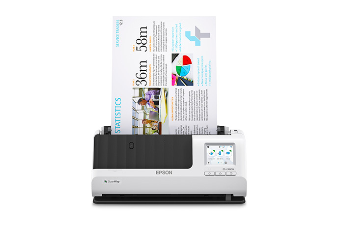 Epson DS-C480W Sheet-fed scanner Black, Grey – image 1