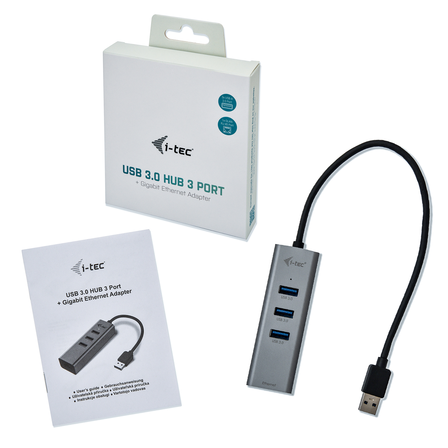i-tec Metal USB 3.0 HUB 3 Port + Gigabit Ethernet Adapter – image 7
