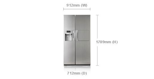 Samsung RSH7ZNRS side-by-side refrigerator Freestanding – image 5