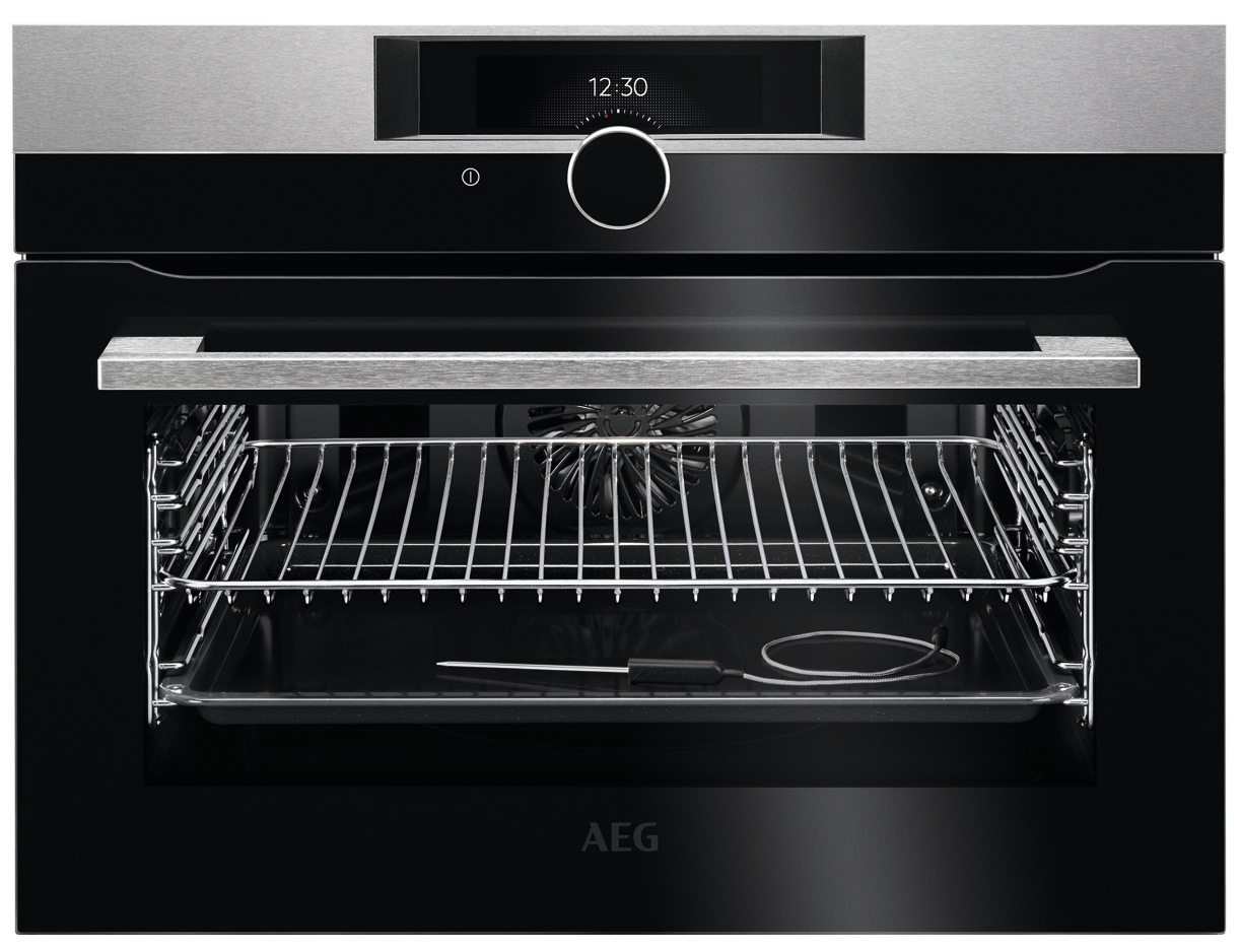 AEG KPK842220M 43 L Black, Stainless steel
