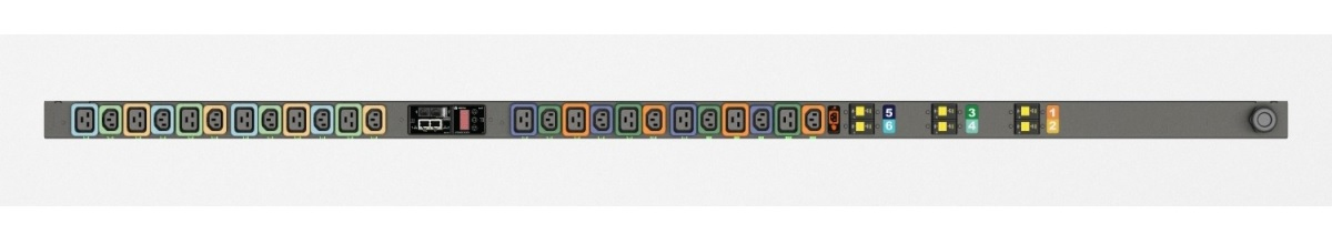 Vertiv Geist MNR3EGB1-24PBB3-3PS56B0A10-S-A power distribution unit (PDU) 36 AC outlet(s) 0U Black