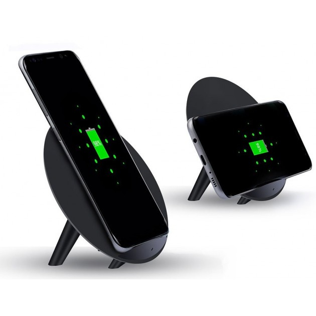 Techly I-CHARGE-WRKUV-5W mobile device charger Smartphone, Tablet Black USB Wireless charging Indoor – image 5