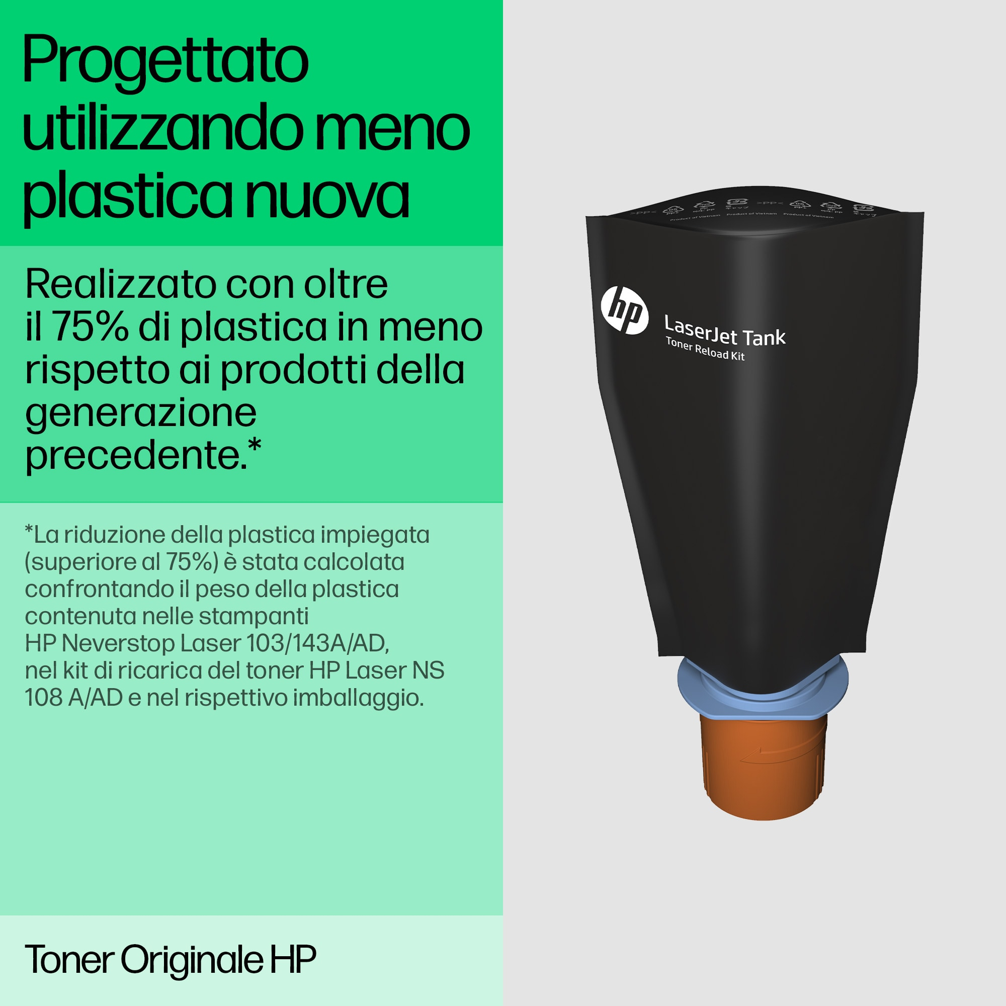 MFP HP LASERJET Tank 1604w A4 22PPM 150FF WiFi Starter Kit da 5.000PP incluso - Miniatura 8