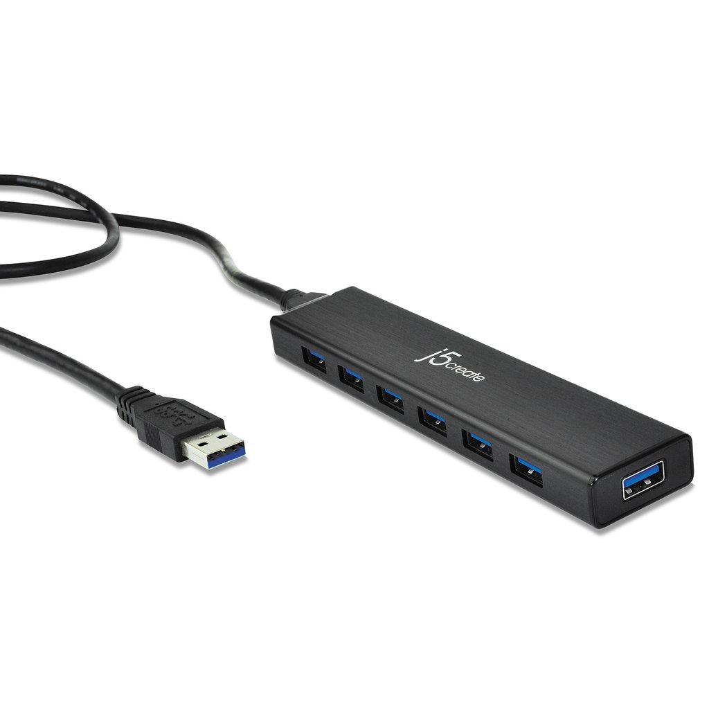 j5create JUH377 USB 3.0 7-Port Hub – image 3