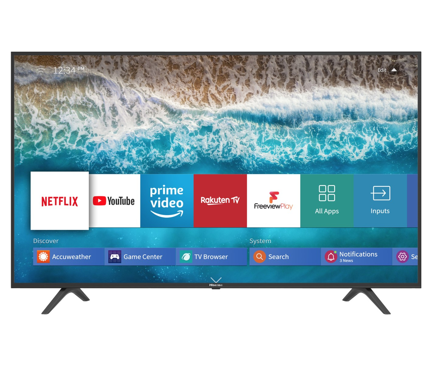 Hisense B7100 109.2 cm (43") 4K Ultra HD Smart TV Wi-Fi Black – image 2