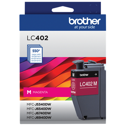 Brother LC402M ink cartridge 1 pc(s) Original Standard Yield Magenta