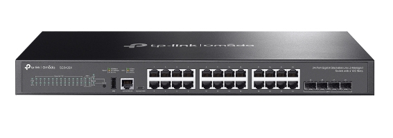 TP-Link Omada SG5428X 24-Port Gigabit L3 Managed Switch with 4x 10GbE SFP+
