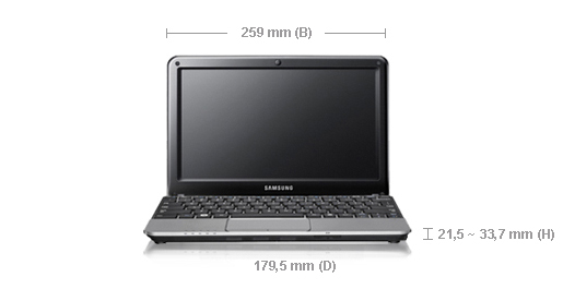 Samsung NC210-A02BE Intel Atom® N550 Netbook – image 2