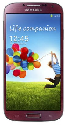 Samsung Galaxy S4 12.7 cm (5") Single SIM Android 4.2.2 4G Micro-USB B 2 GB 2600 mAh Red