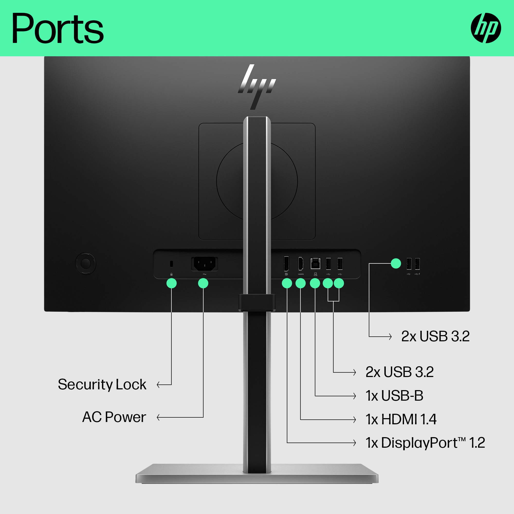HP E-Series E22 G5 FHD Monitor. Display diagonal: 54.6 cm (21.5"), HD type: Full HD, Display technology: LCD, Display surf