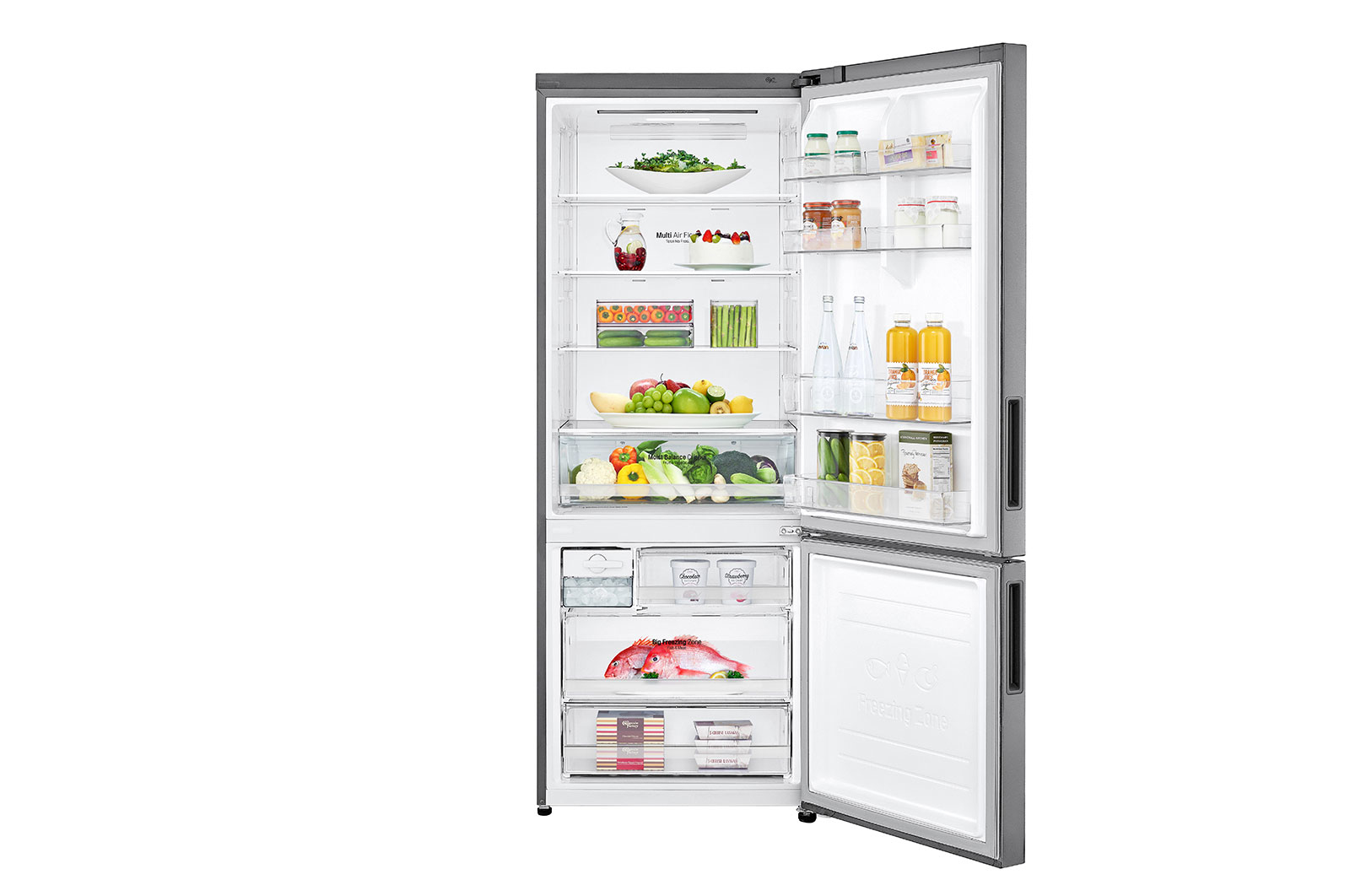 LG GC-B569NLHZ fridge-freezer Freestanding – image 2