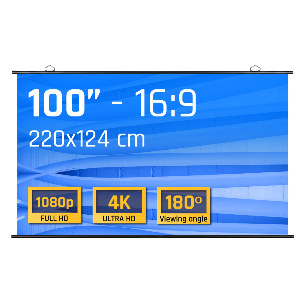 iggual IGG318096 projection screen 2.54 m (100") 16:9 – image 1
