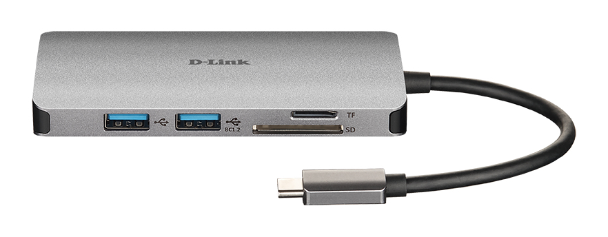 D-Link 6-in-1 USB-C Hub with HDMI/Card Reader/Power Delivery – image 2