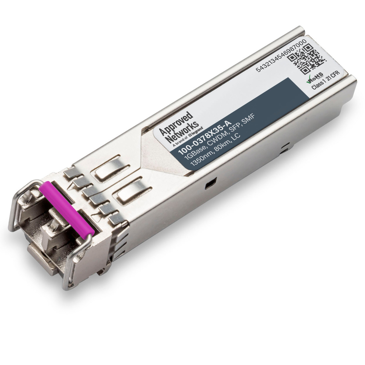 Legrand 100-0378X35-A network transceiver module Fiber optic 1250 Mbit/s SFP 1350 nm