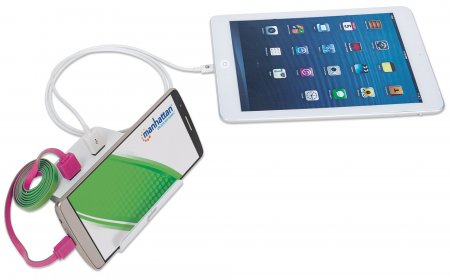 Manhattan 406048 mobile device charger Digital camera, Mobile phone, Tablet White AC Indoor – image 6
