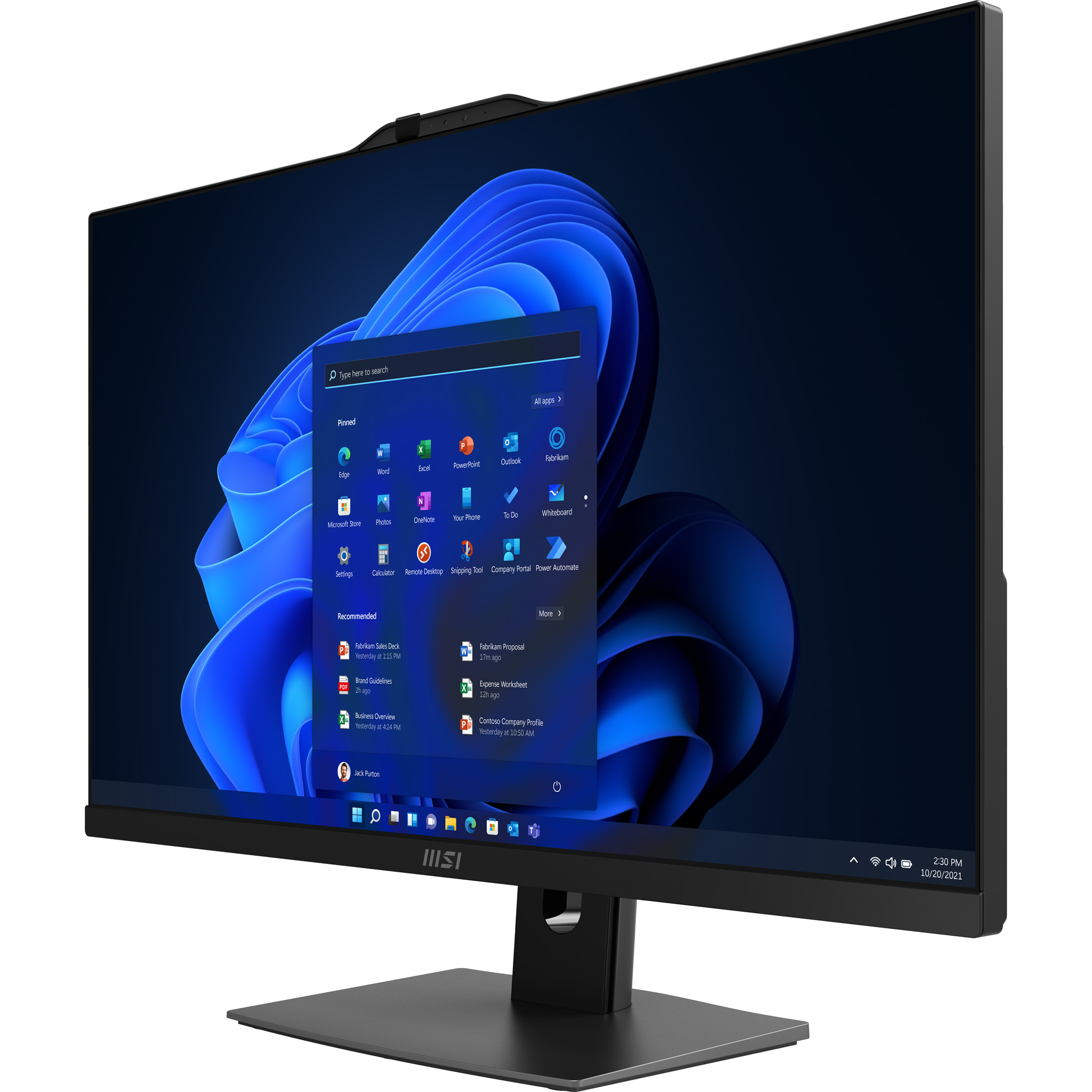 MSI Modern AM272P 12M-658FR Intel® Core™ i5 i5-1235U 68.6 cm (27″) 1920 x 1080 pixels All-in-One PC 8 GB DDR4-SDRAM 512 GB SSD Windows 11 Home Wi-Fi 6E (802.11ax) Black image 8
