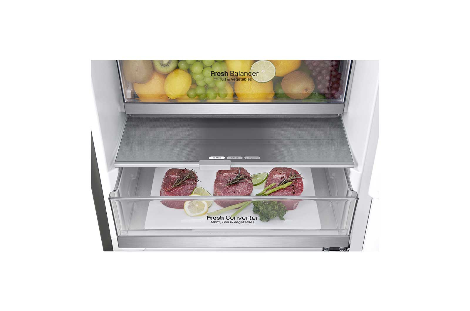 LG GBB72PZEXN fridge-freezer Freestanding – image 5
