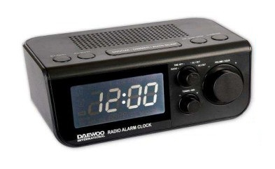 Daewoo DCR-48B radio Clock Digital Black