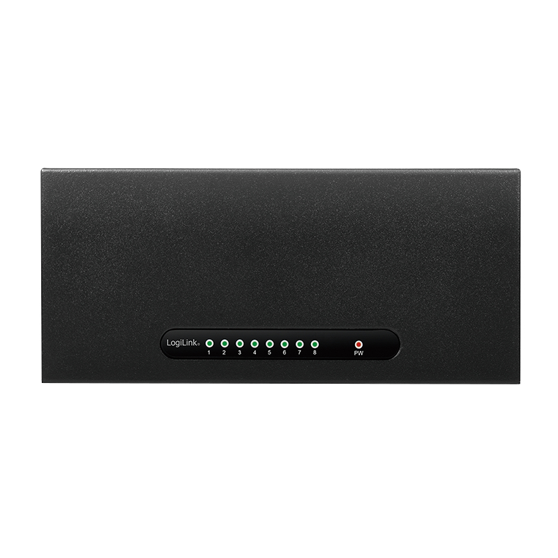 LogiLink NS0111 network switch Gigabit Ethernet (10/100/1000) Black – image 3