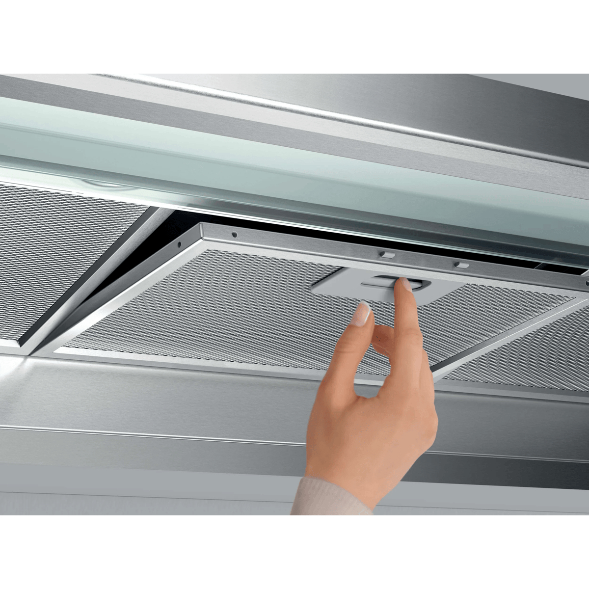 AEG DPE4941M Semi built-in (pull out) Grey, Stainless steel 600 m³/h – image 3