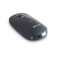 70750 Mouse VERBATIM Inalambrico Recargable Multidispositivo USB-C a USB-A â Negro 70750