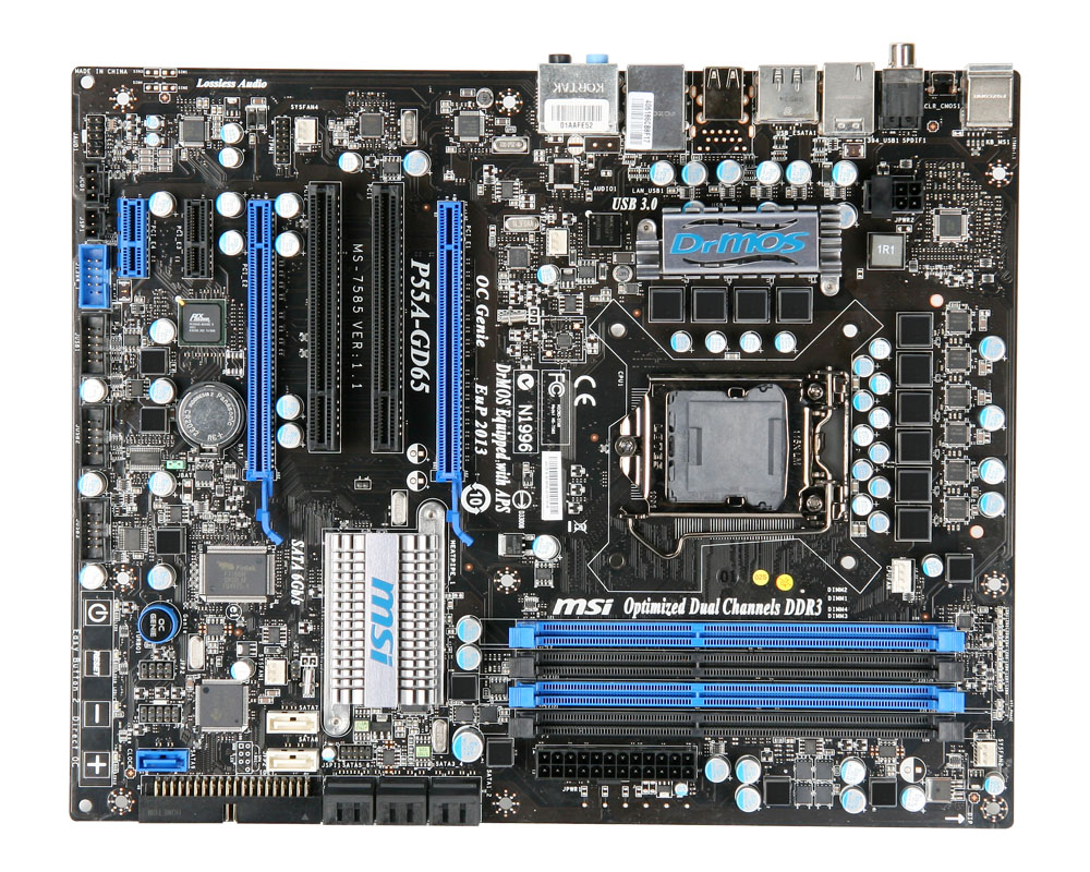 MSI P55A-GD65 LGA 1156 (Socket H) ATX