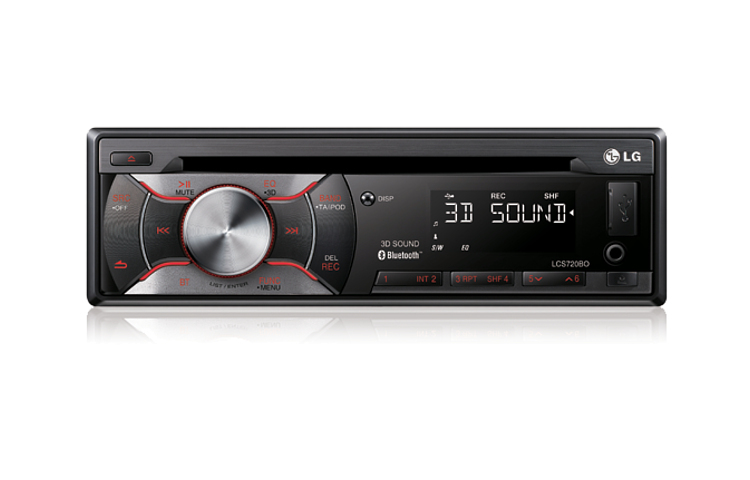 LG LCS720BO car media receiver Black Bluetooth