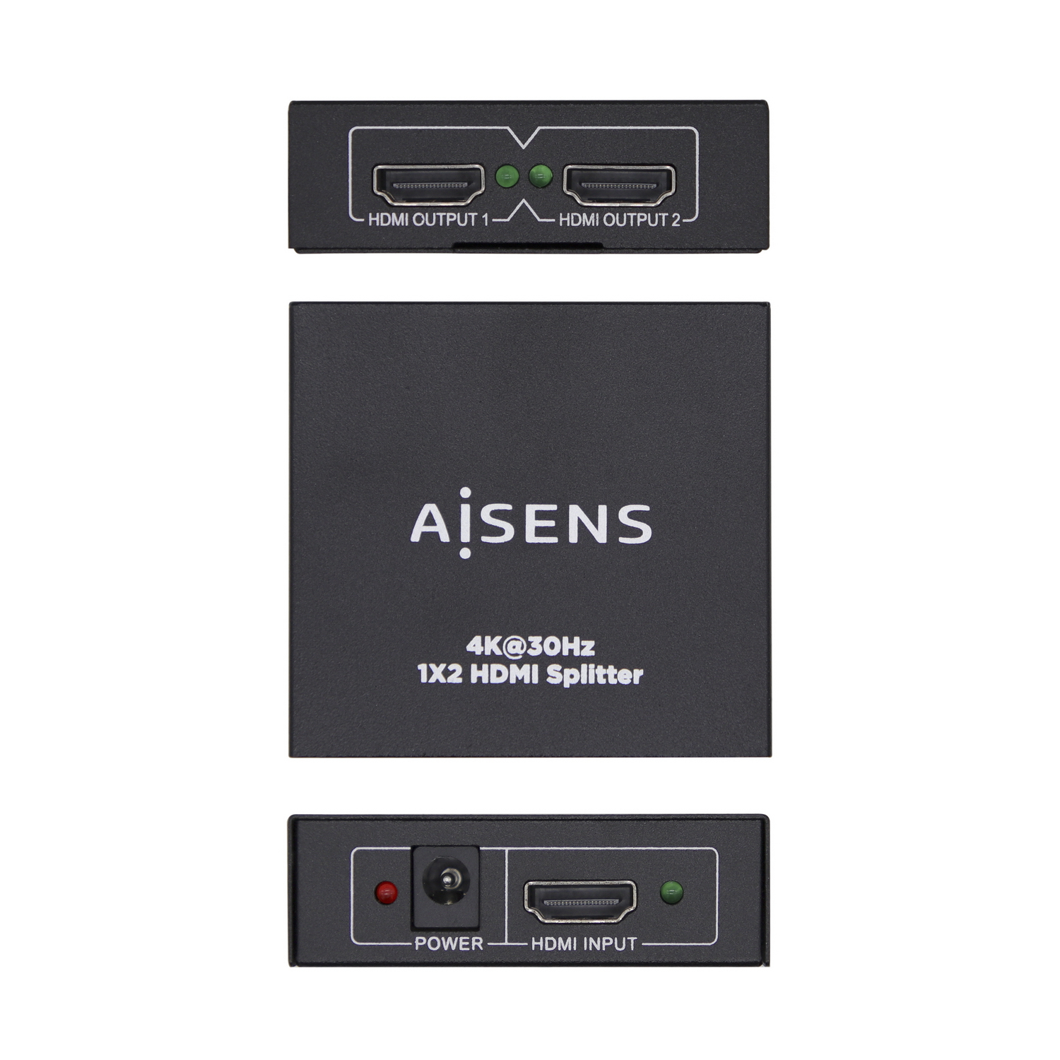 AISENS A123-0410 video splitter HDMI 2x HDMI