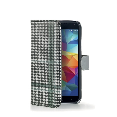 Celly PDPAGES5MBK mobile phone case Wallet case Grey