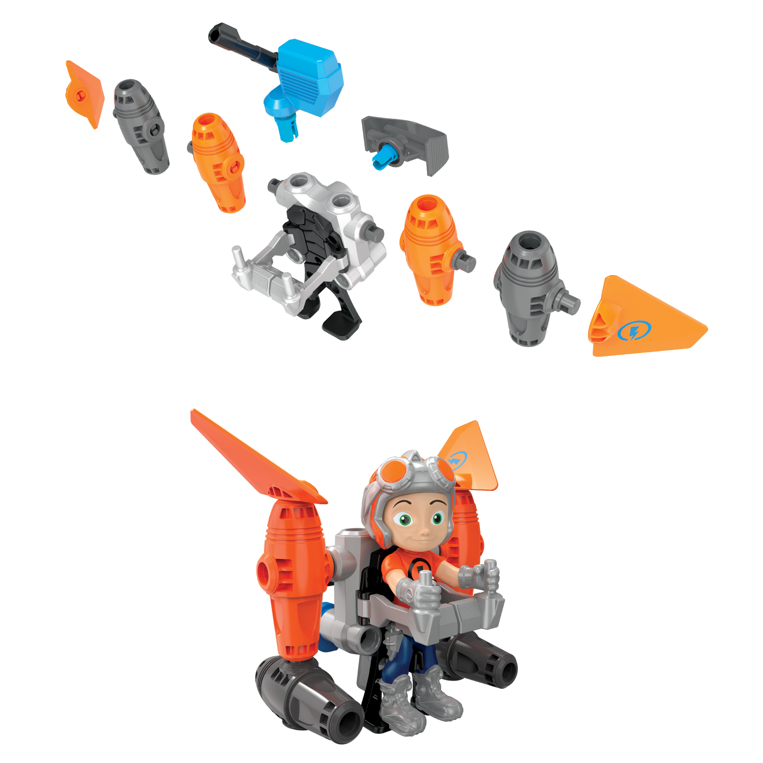 Resim Rusty Rivets Core Build Bina Figürü Çok Renkli