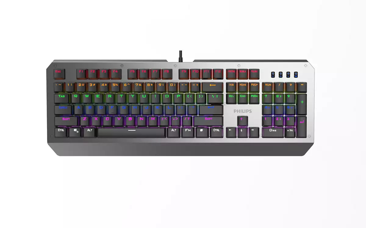 Philips G400 Series SPK8413SM/93 keyboard Gaming USB QWERTY Black – image 1