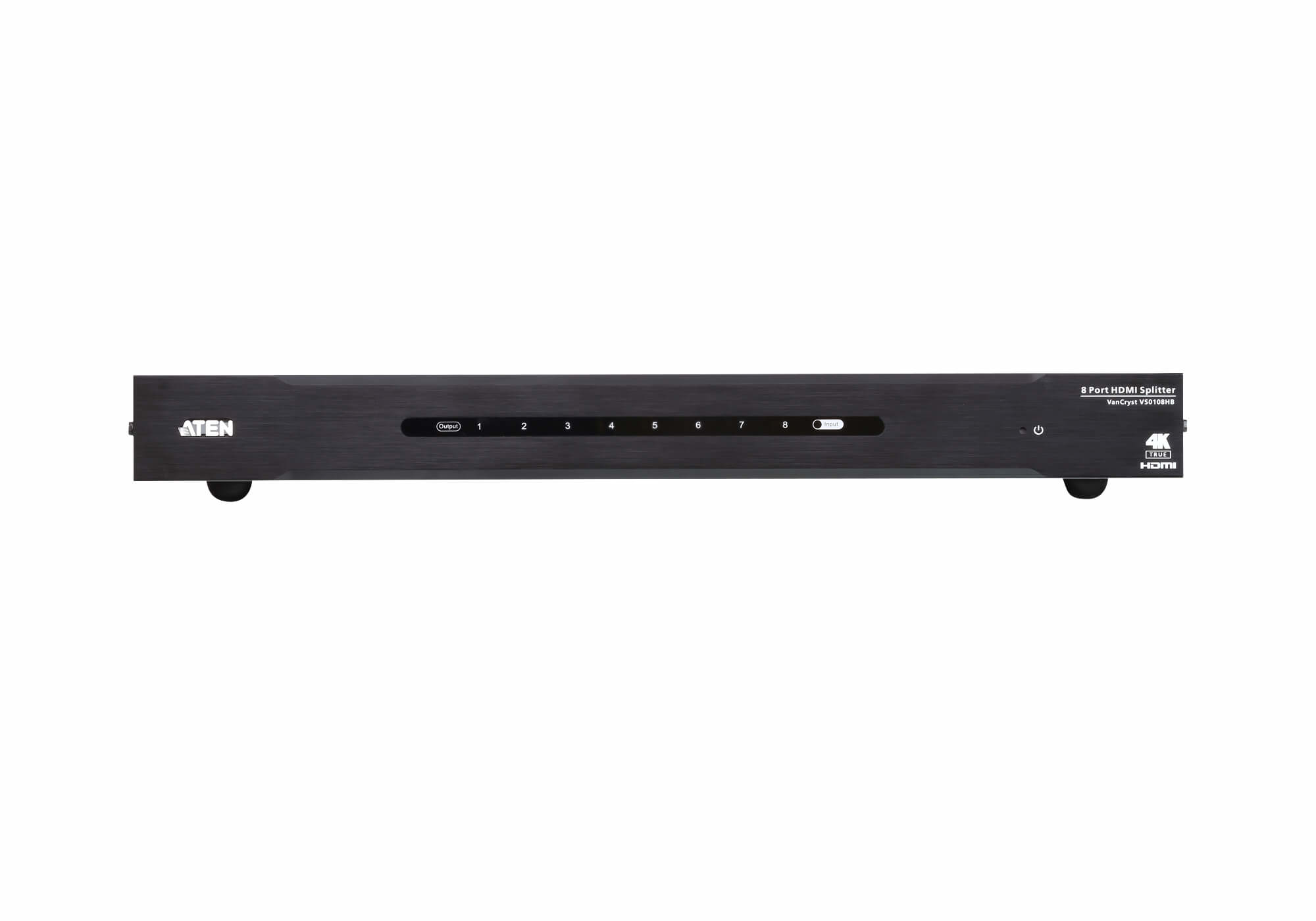 ATEN 8 Port True 4K HDMI Splitter. Video port type: HDMI, Video out: 8x HDMI. Maximum resolution: 4096 x 2160 pixels, Prod