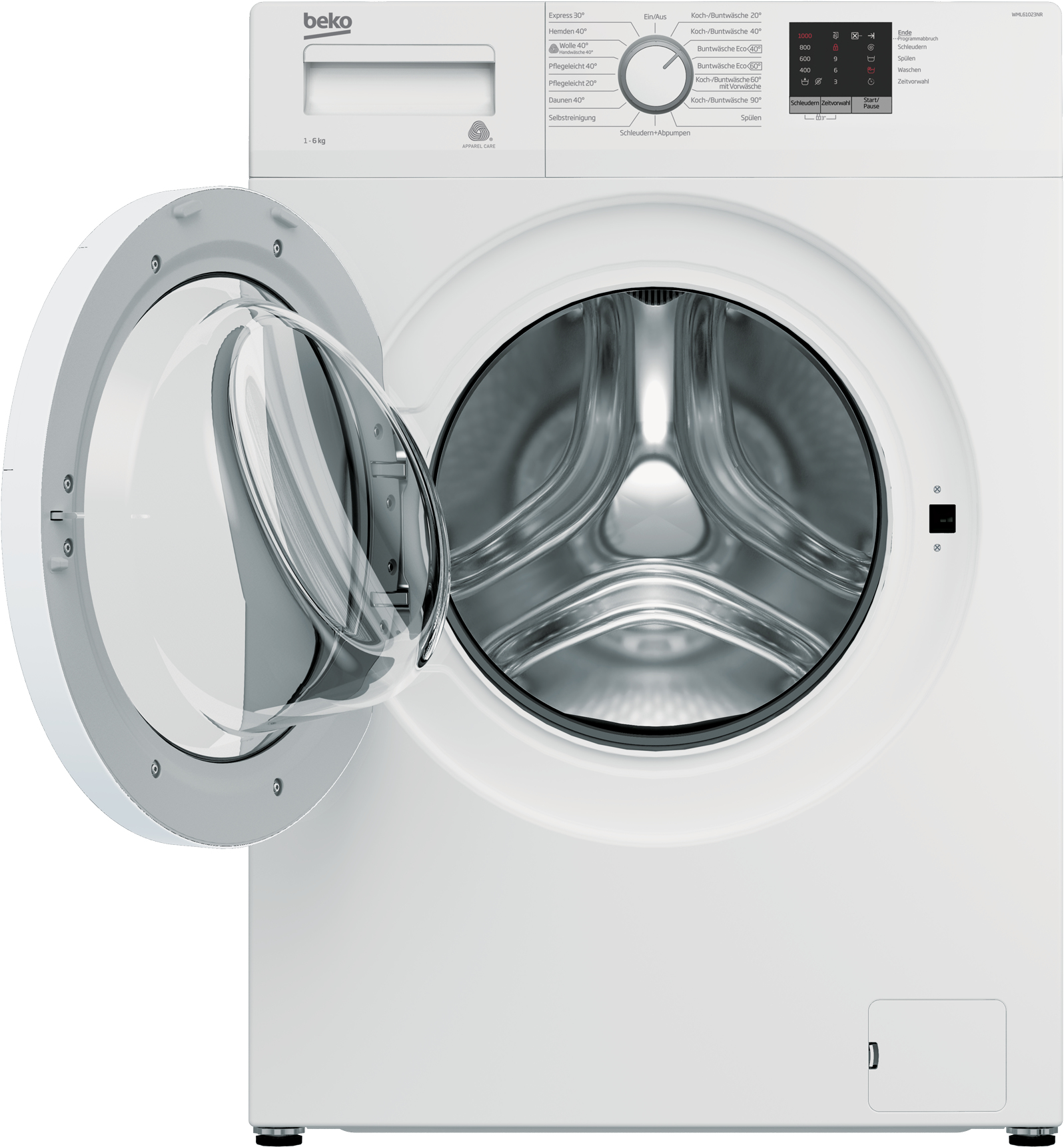 Beko WML61023NR washing machine Front-load – image 3