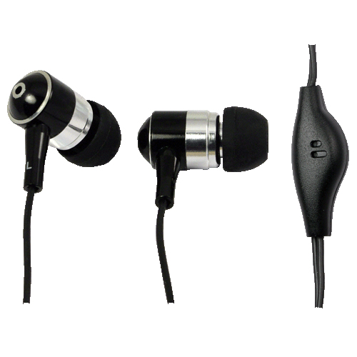LogiLink HS0018 headphones/headset Wired In-ear Calls/Music Black – image 1