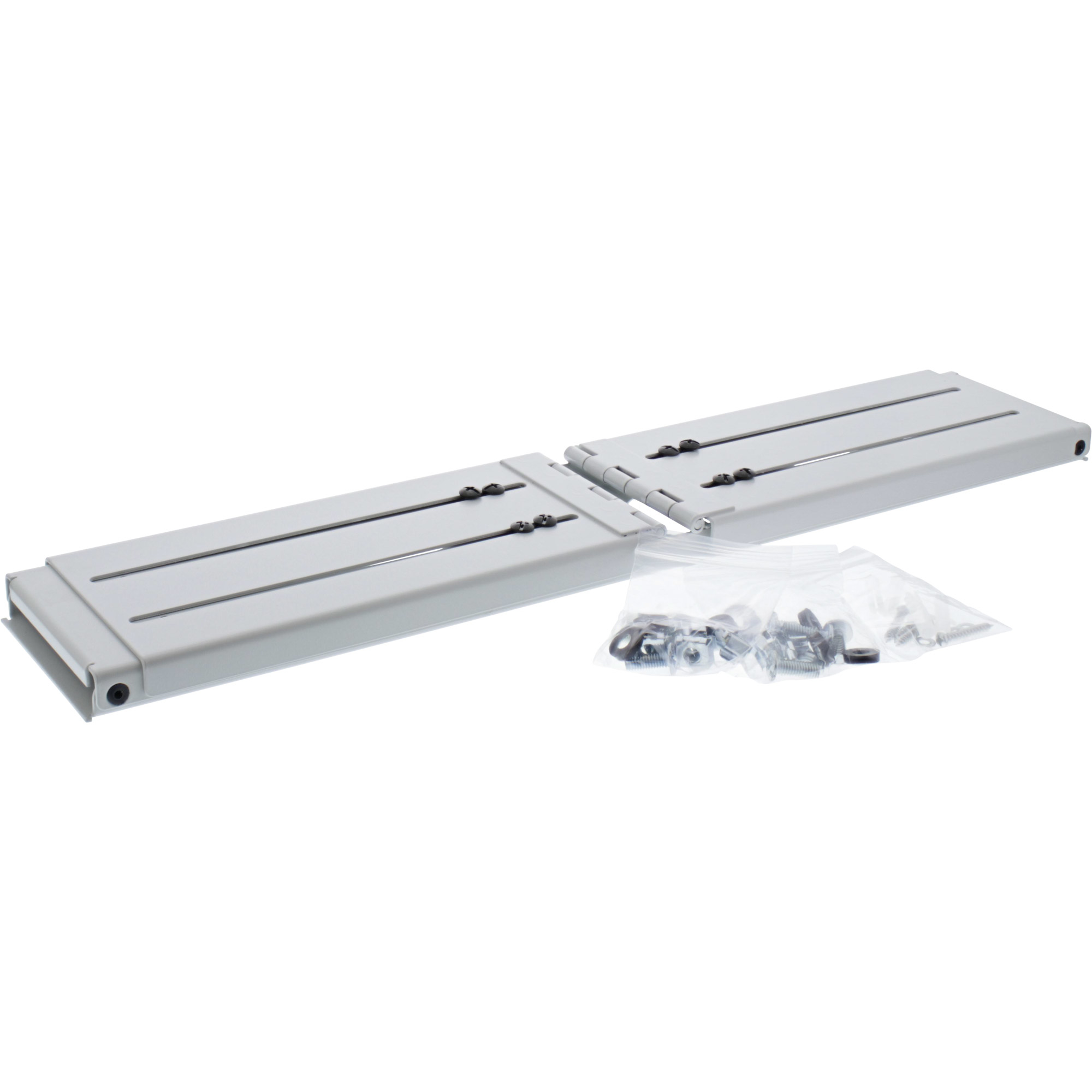 InLine 19" foldable rack, 2U, 24-40cm depth, grey – image 3