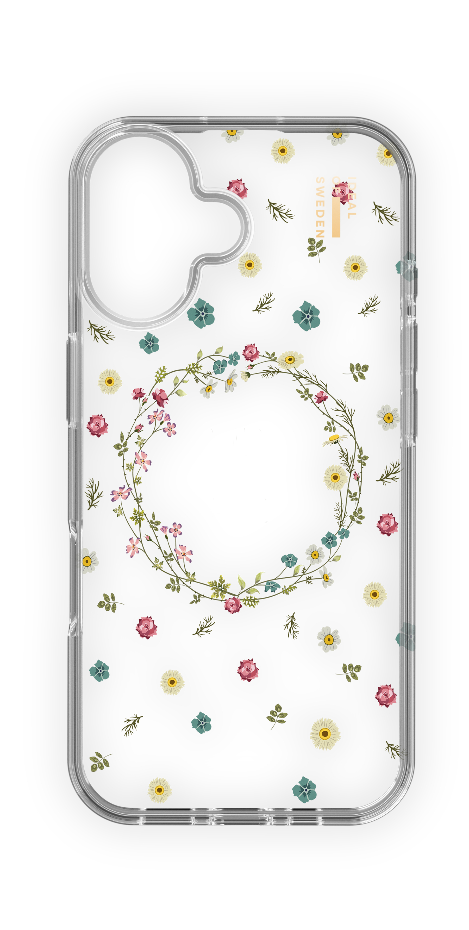 iDeal of Sweden Clear Case iPhone 16 Petite Floral
