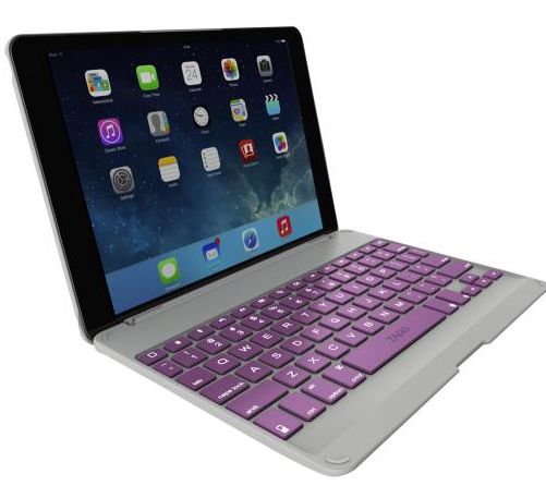 ZAGG ID5ZFN-PUB mobile device keyboard Bluetooth Purple, White – image 2