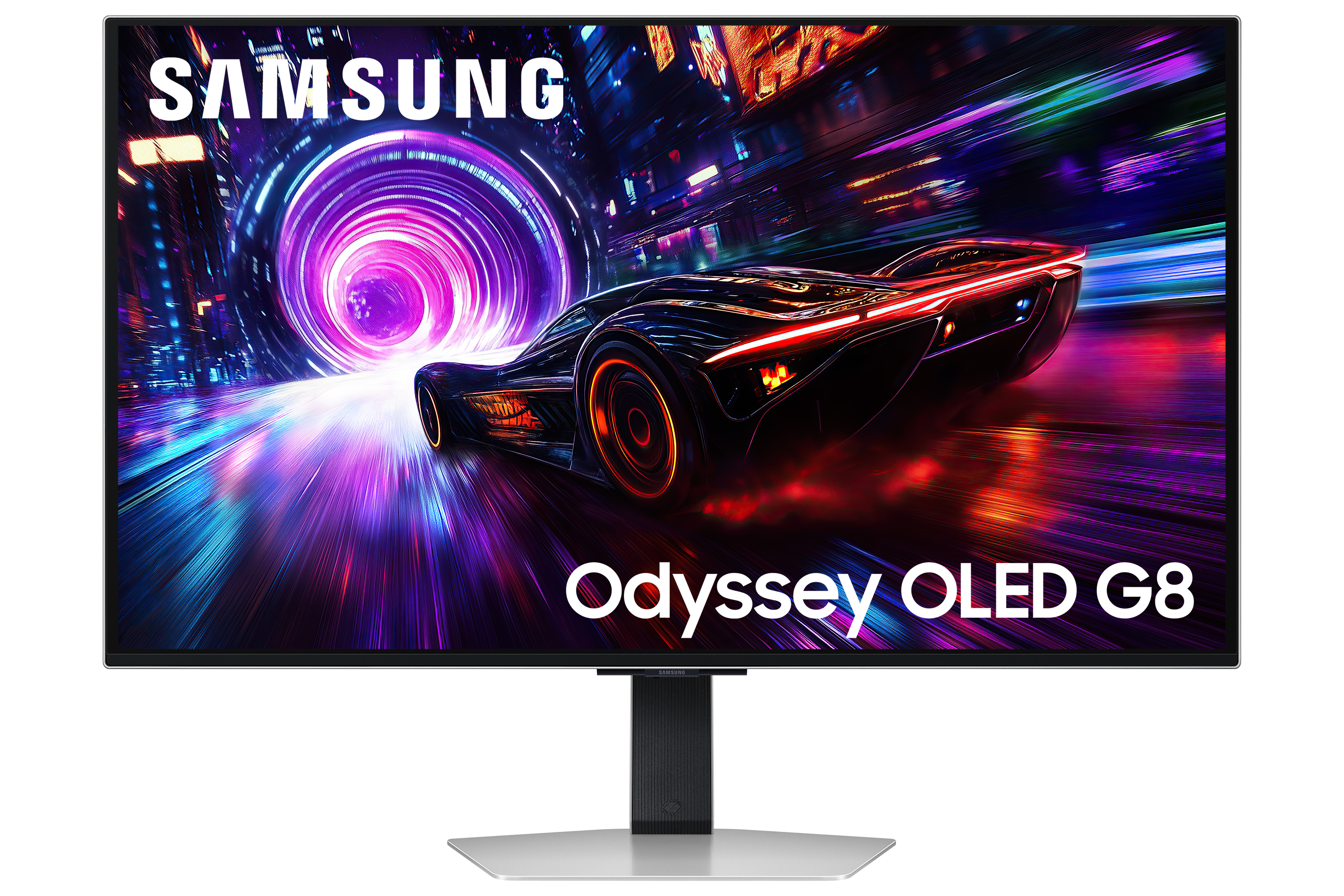 Samsung G81SF Monitor PC 81,3 cm (32") 3840 x 2160 Pixel 4K Ultra HD OLED Argento
