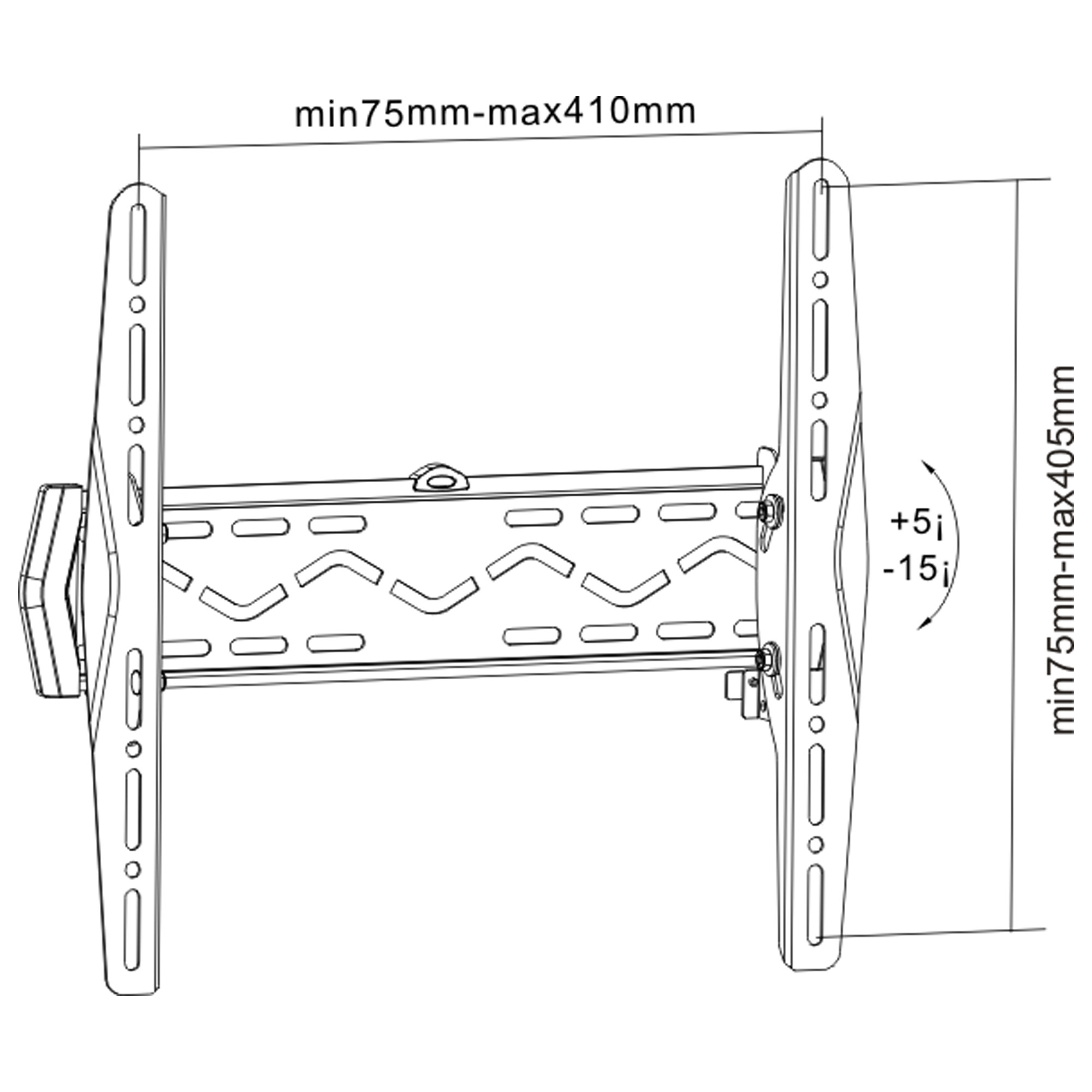 InLine Wall Bracket for TFT / LED / Plasma 81 – image 2