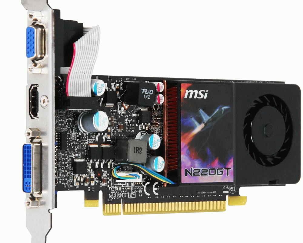 MSI N220GT-MD1GL/D3 graphics card GeForce GT 220 – image 2
