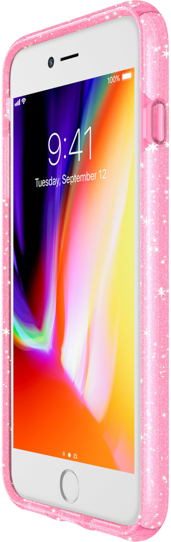 Speck Clear + Glitter Apple iPhone 6 Plus/6S Plus/7 Plus/8 Plus Bella Pink Gold Glitter – image 6