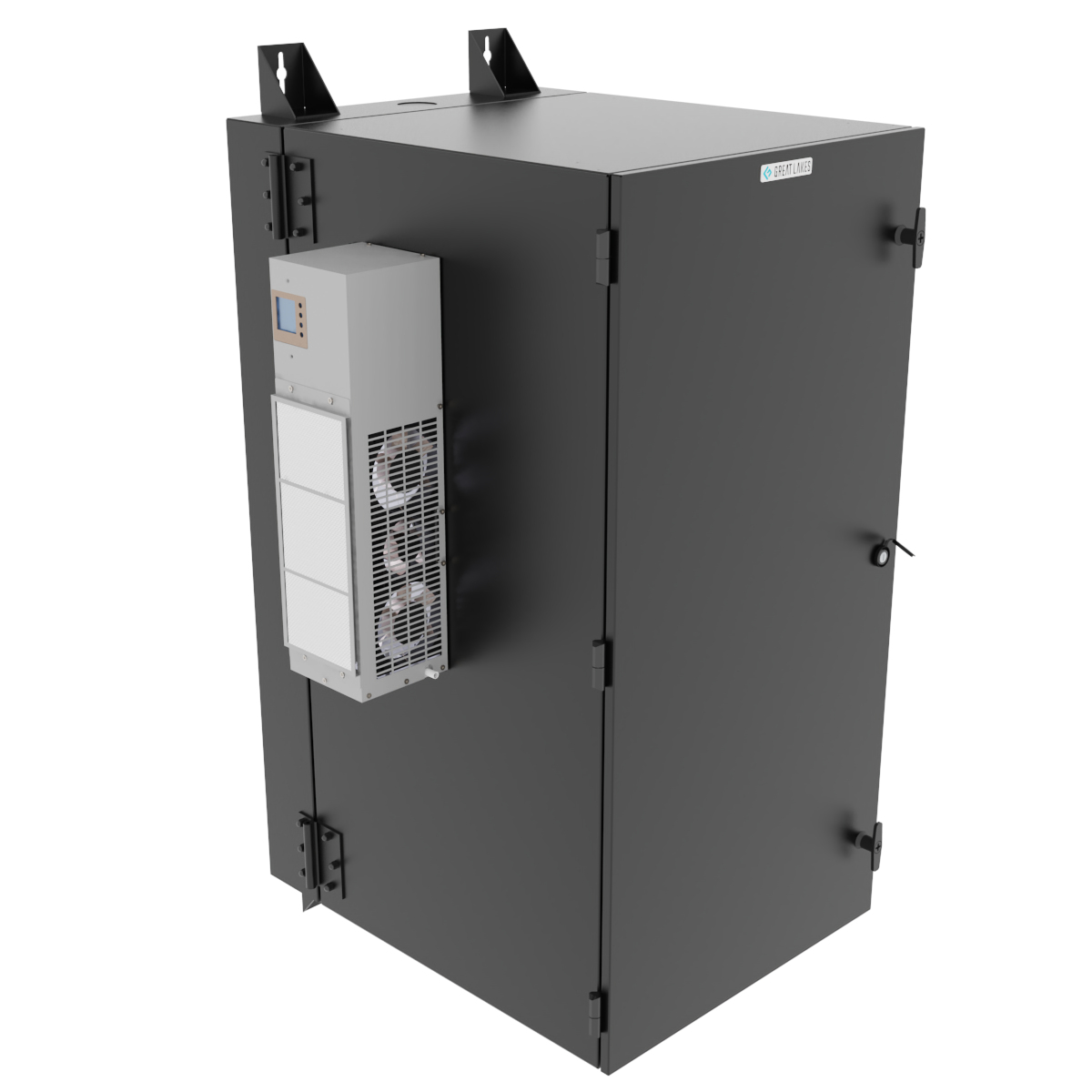Vertiv GL48N12-30-B-AC22 rack cabinet 26U Wall mounted rack Black