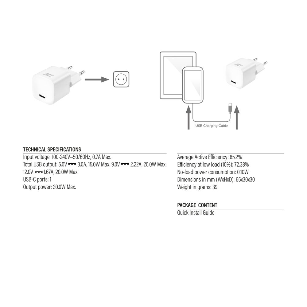 ACT Compact USB-C Charger – image 6