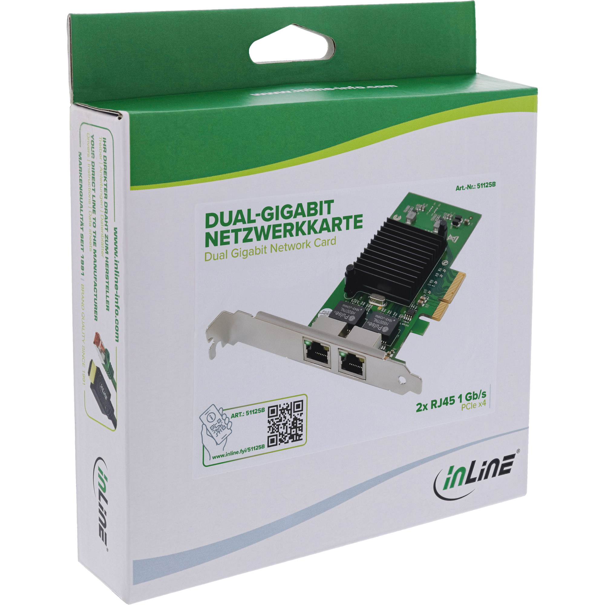 InLine 51125B network card Internal Ethernet 1000 Mbit/s – image 6