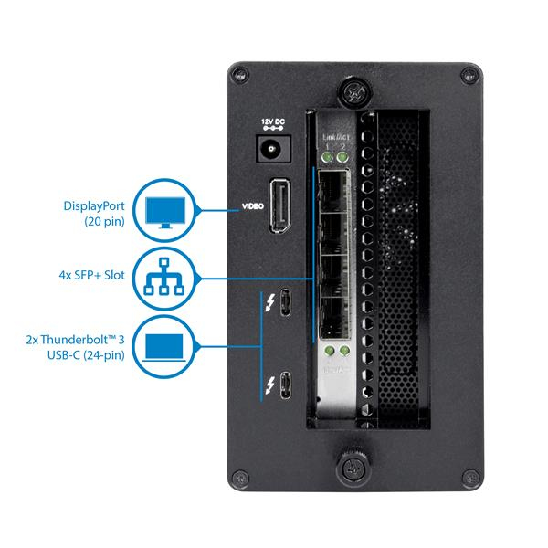 StarTech.com Thunderbolt 3 to 10GbE Fiber Network Chassis 4 Port – image 2