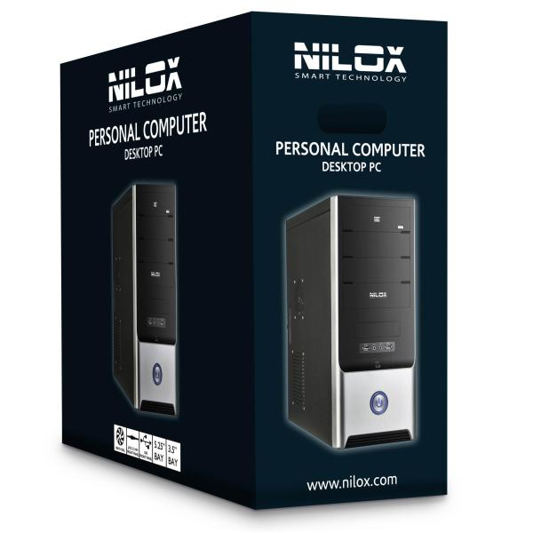 Nilox NLX-BB-INTEL PC/workstation barebone Midi-Tower Black Intel® H81 LGA 1150 (Socket H3)